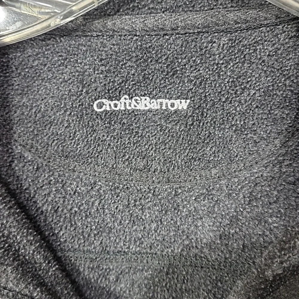 Croft & Barrow Fleece Jacket Mens‎ XL Gray